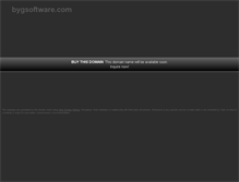 Tablet Screenshot of bygsoftware.com
